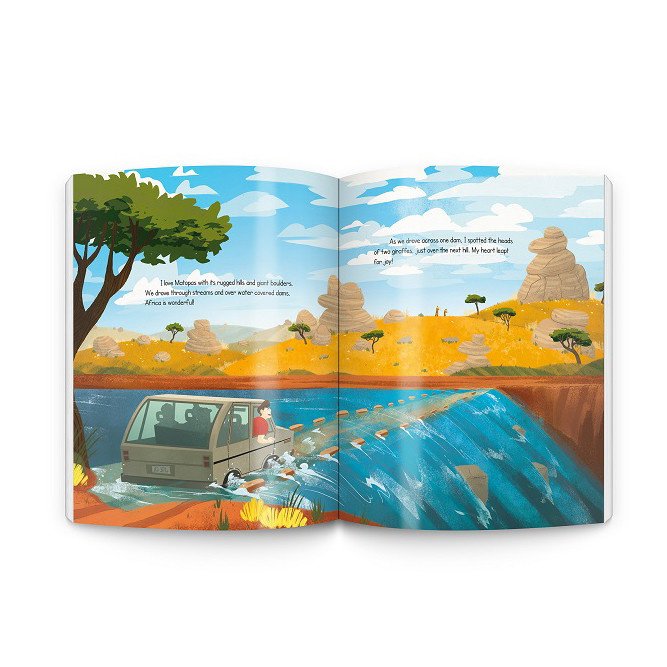 CMYK 4 colori stampa libri per bambini dimensioni logo personalizzate