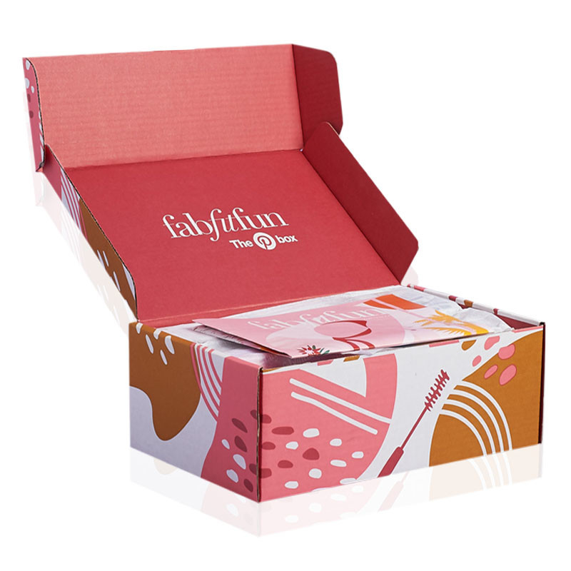 Scatole personalizzate stampate a colori Scatole postali per spedizione PMS CMYK
