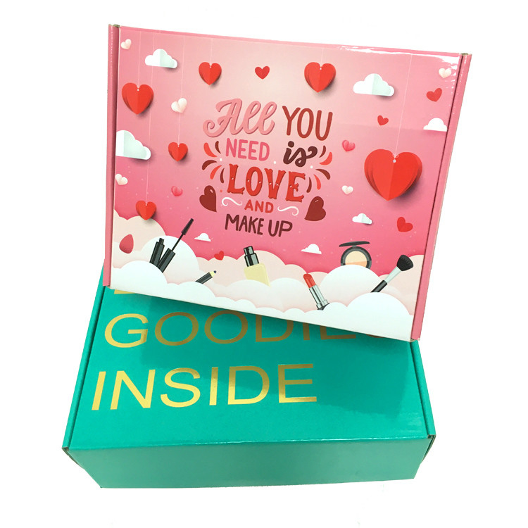 Scatole personalizzate stampate a colori Scatole postali per spedizione PMS CMYK