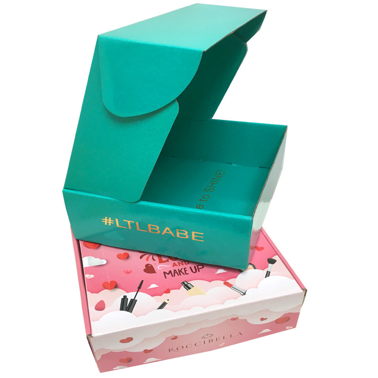 Scatole personalizzate stampate a colori Scatole postali per spedizione PMS CMYK
