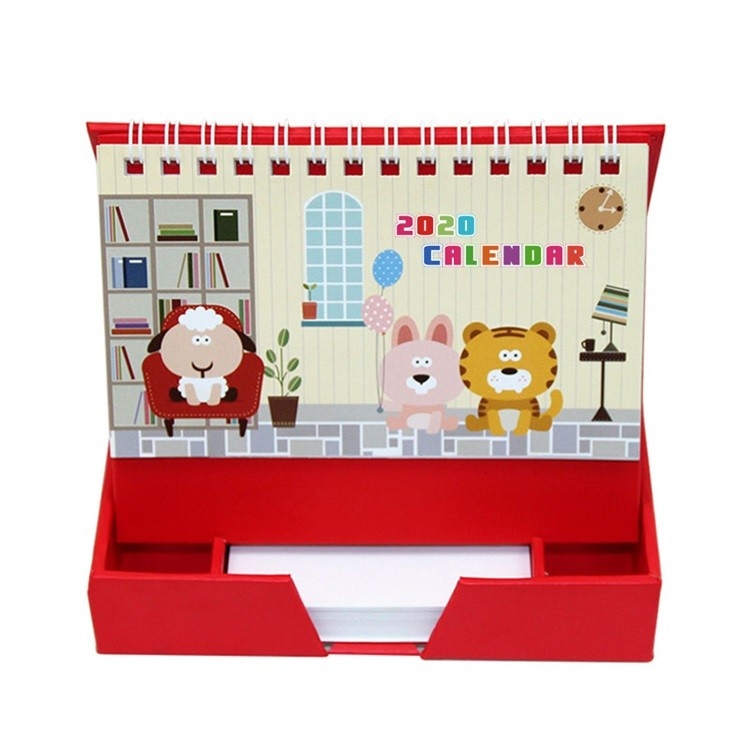 Calendario da tavolo A4 A5 stampabile a colori su entrambi i lati con cartone bianco da 250 g
