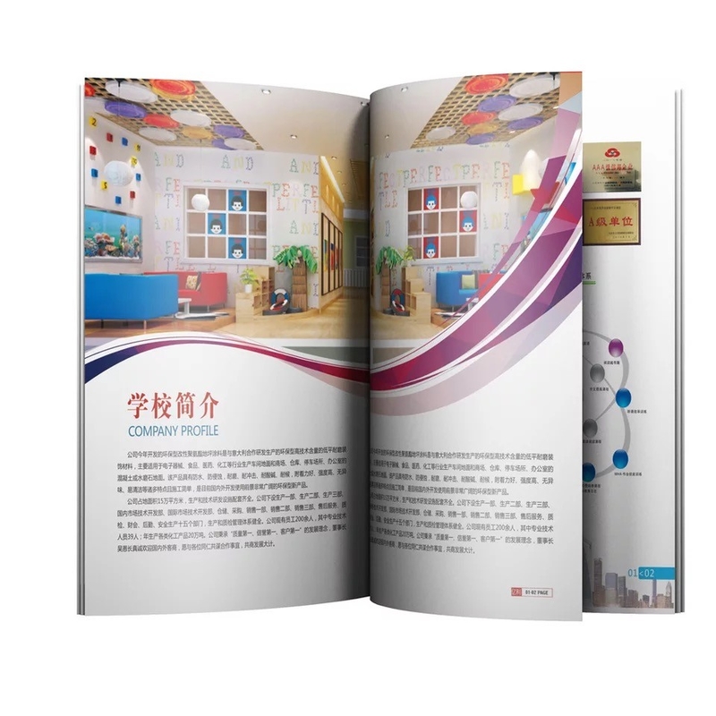 Servizi di stampa del catalogo della laminazione del film di stampa del libro da colorare di A5 A6