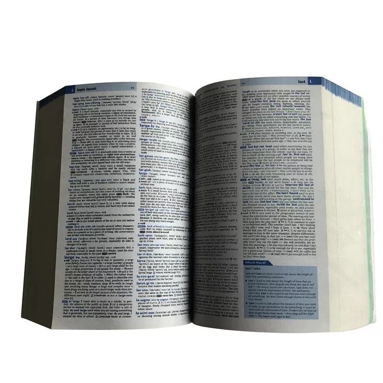 Cartone Art Paper Soft Cover Book che stampa colore di 21x22.5cm Cmyk