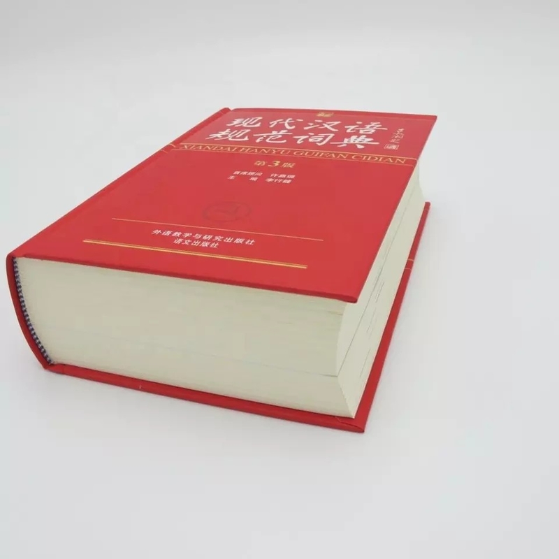 Dizionario inglese stampabile con laminazione lucida / opaca Stampa digitale colorata