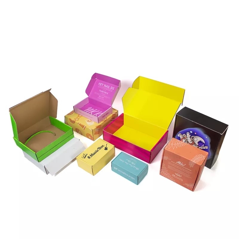Spedizione E Commerce Scatole di cartone Cmyk 4 Colour Offest Printing