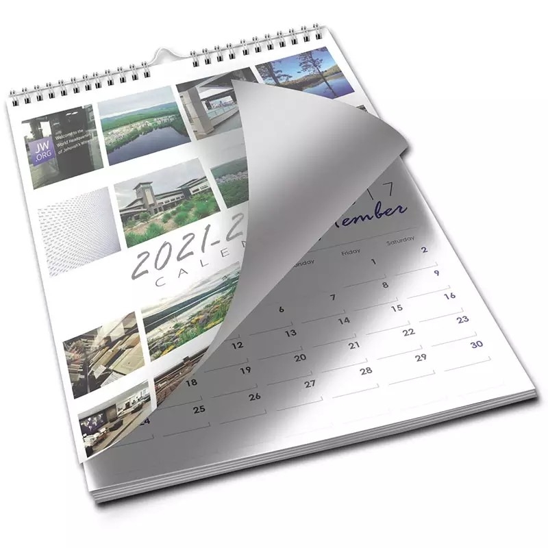 Calendario murale su ordinazione 2023 di stampa di coloritura A5 142x210mm promozionale