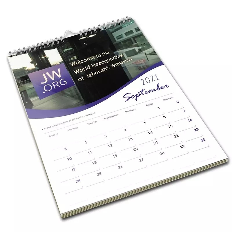 Calendario murale su ordinazione 2023 di stampa di coloritura A5 142x210mm promozionale
