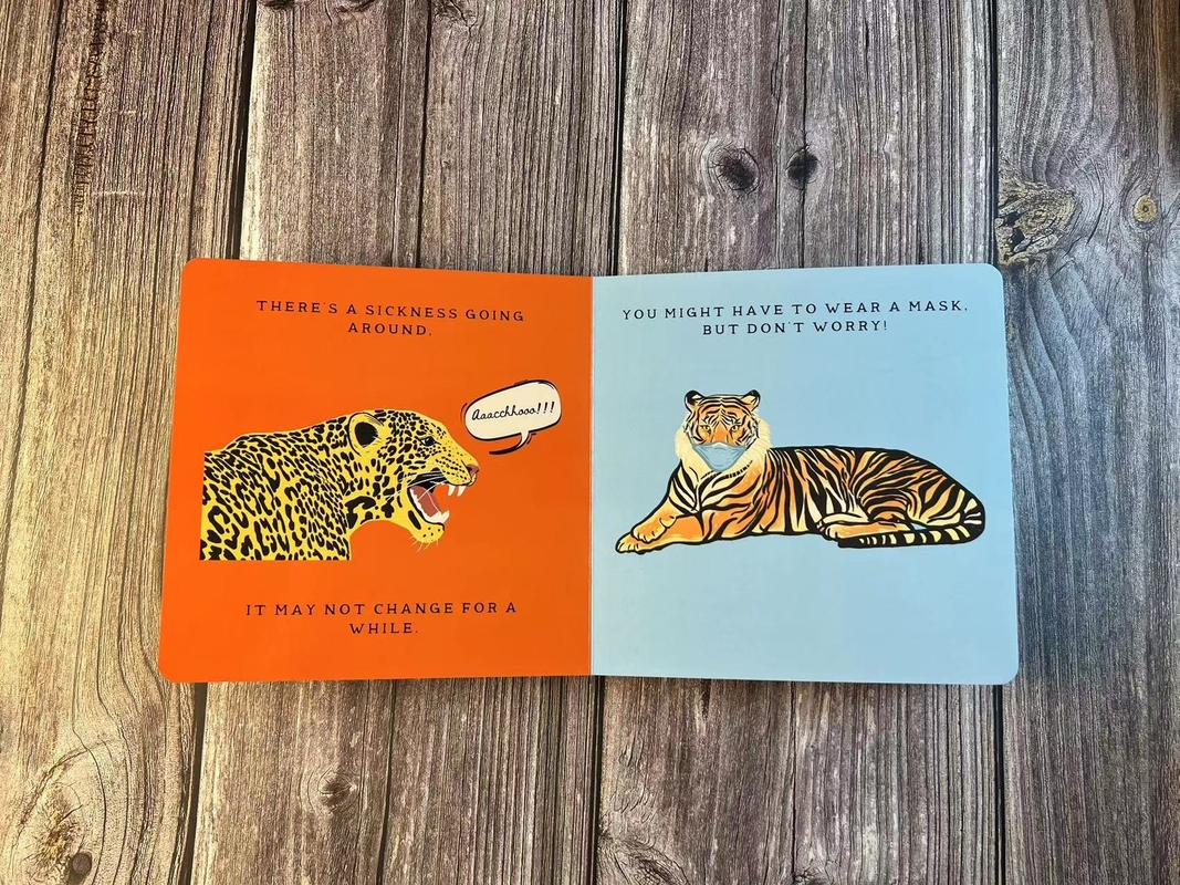 Libro da colorare su ordinazione dell'opuscolo del pamphlet A5 che stampa iso di colore di Cmyk